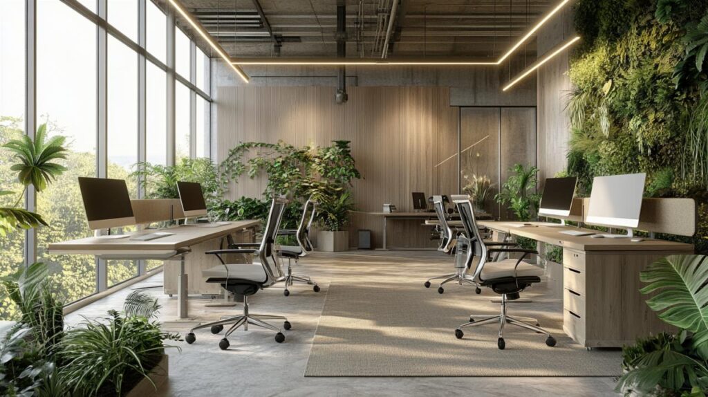 Aménagement bureau sur mesure : comment créer un espace de travail ergonomique et écoresponsable